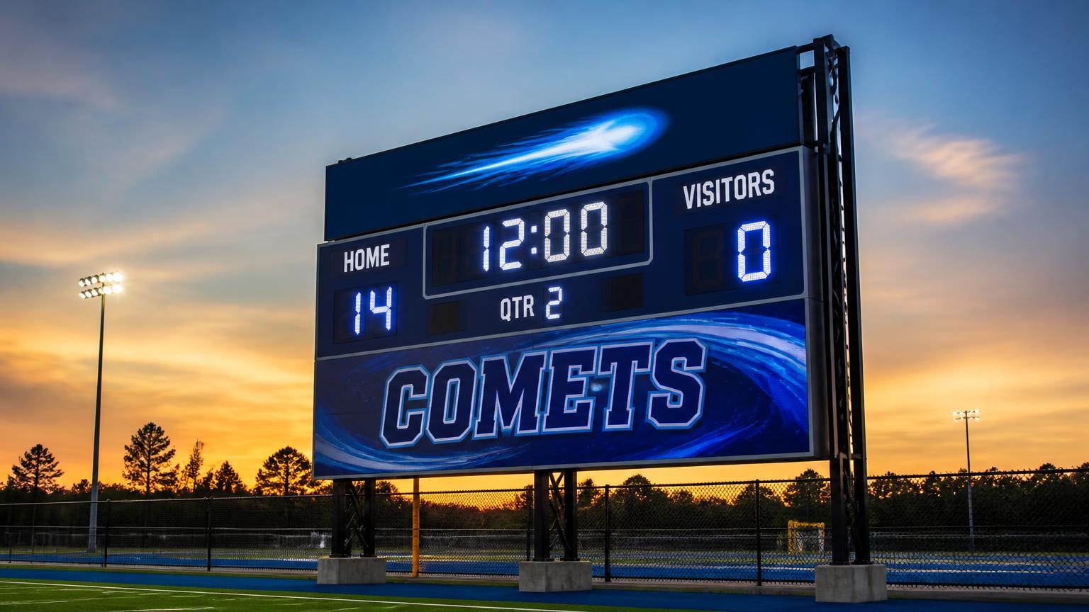 New Comets Scoreboard fundraiser cover